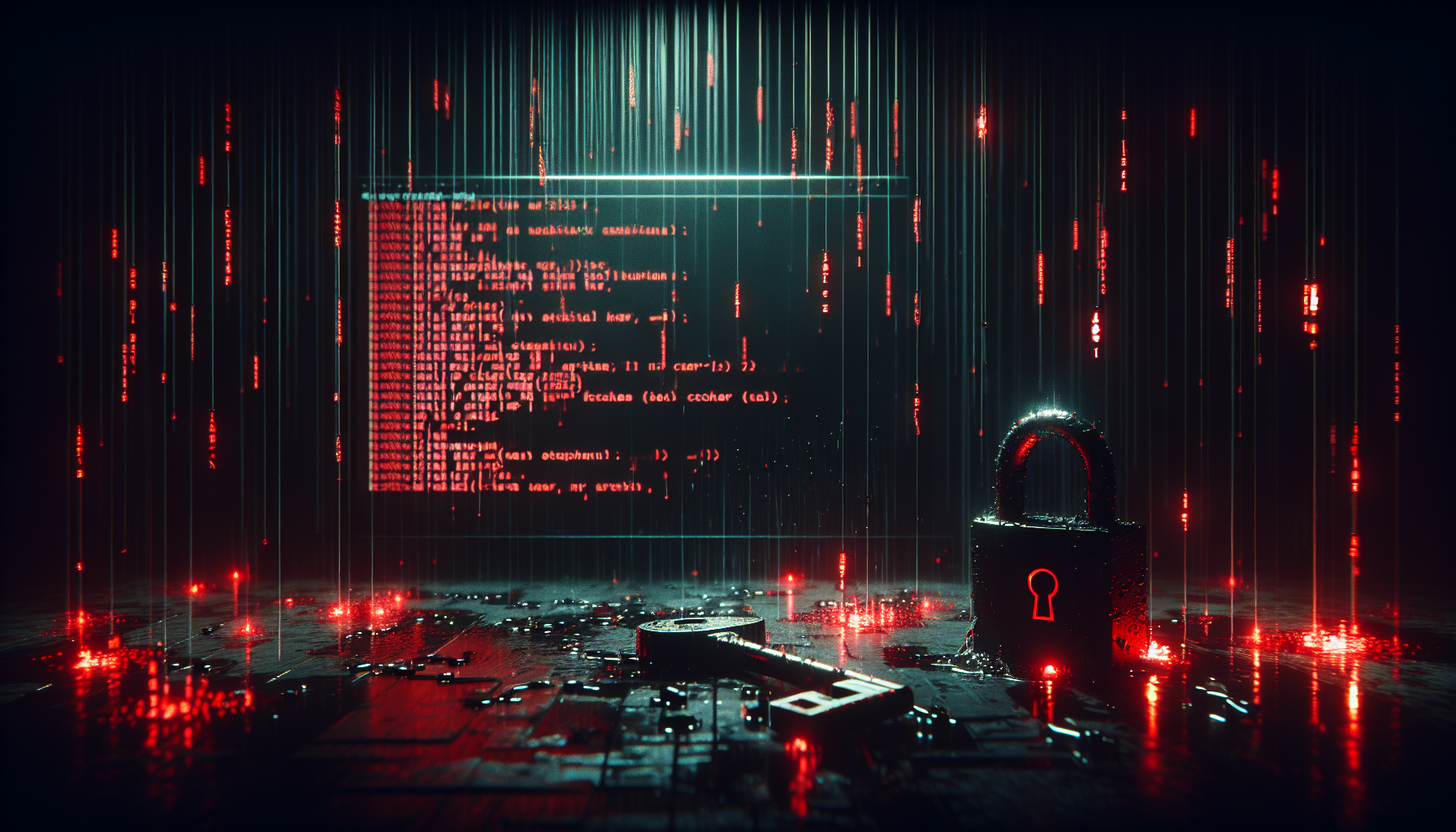 Dark terminal with cascading error messages